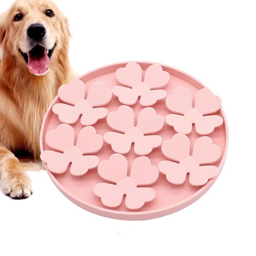 Butter Lick Pad – Langsamer Futterspender für Hunde, Puzzle-Futterspender mit Saugnapf, erhöhtes Blumendesign, ideal für Wasser, Joghurt, Nass- oder Trockenfutter, Langeweile, Hundetraining, Butter Lick Pad – Langsamer Futterspender für Hunde, Puzzle-Futterspender mit Saugnapf, erhöhtes Blumendesign, ideal für Wasser, Joghurt, Nass- oder Trockenfutter, Langeweile, Hundetraining, von Lyricalist