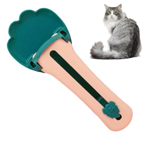 Cat Strip Squeeze Spoon - Katzenfutter Löffel, Katze Wet Treats Dispenser Löffel | Gleitender Katzenstreifenlöffel, Haustier Fütterungslöffel für nasses Katzenfutter, Tragbares Fütterungswerkzeug für von Lyricalist