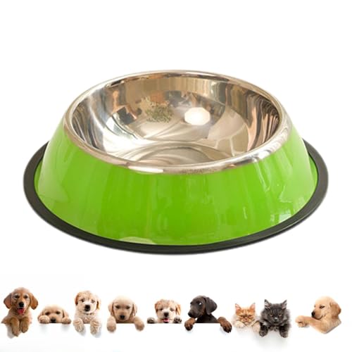 Futternapf für Hunde aus Edelstahl, Futternapf für Hunde, rutschfest, aus Edelstahl – Wassernapf für Katzen und Hunde Futternapf für Hunde aus Edelstahl, Futternapf für Hunde, rutschfest, aus Edelstahl – Wassernapf für Katzen und Hunde von Lyricalist