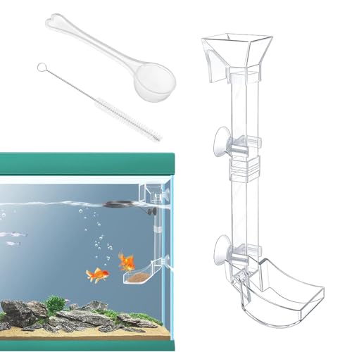 Garnelenfutterröhre – Futterrohr für Fische, praktisches Set | Aquarium Futterrohr mit transparenter Platte, perfekt zum Füttern von Fischen und ohne Verschwendung Garnelenfutterröhre – Futterrohr für Fische, praktisches Set | Aquarium Futterrohr mit transparenter Platte, perfekt zum Füttern von Fischen und ohne Verschwendung von Lyricalist