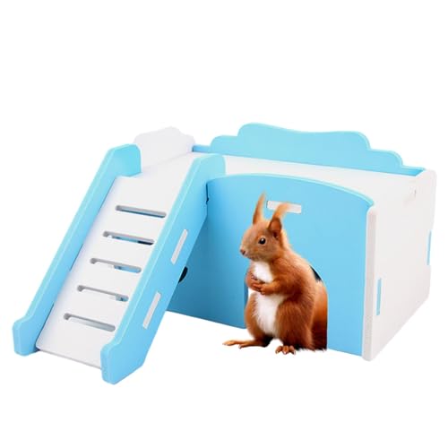 Gerbil House - Hamster House, Small Hideaway House with Slide | Hamster Cage Accessories, Syrian Dwarf Hamster Gerbil Toys, Mice House for Lemmings, Other Similar-Sized Small Pet Gerbil House - Hamster House, Small Hideaway House with Slide | Hamster Cage Accessories, Syrian Dwarf Hamster Gerbil Toys, Mice House for Lemmings, Other Similar-Sized Small Pet von Lyricalist