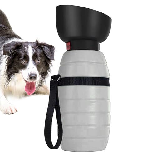Hunde-Reisewasserflasche, Wasserflaschenspender für Hunde,Auslaufsicherer Trink-Futterspender für Haustiere - Zubehör für Welpenwanderungen, Reisewasserflasche für Hunde, Wasserspender für Welpen, 850 Hunde-Reisewasserflasche, Wasserflaschenspender für Hunde,Auslaufsicherer Trink-Futterspender für Haustiere - Zubehör für Welpenwanderungen, Reisewasserflasche für Hunde, Wasserspender für Welpen, 850 von Lyricalist