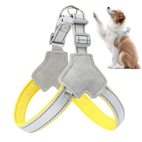 Hundewestengeschirr, Geschirr für Haustiere ohne Zug – reflektierendes Geschirr für Spaziergänge mit Hunden, Clip ohne Zug, einfacher Kontrollgriff, verstellbares Westengeschirr Hundewestengeschirr, Geschirr für Haustiere ohne Zug – reflektierendes Geschirr für Spaziergänge mit Hunden, Clip ohne Zug, einfacher Kontrollgriff, verstellbares Westengeschirr von Lyricalist