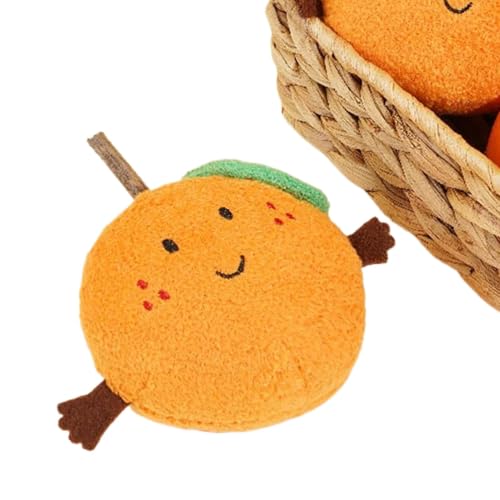 Katzen-Plüschspielzeug, Katzenplüsch-Kauspielzeug, Katzenspielzeug aus Rattan, Kauspielzeug für Katzen, niedliches orangefarbenes Kätzchen, reduziert die Einsamkeit von Katzen-Plüschspielzeug, Katzenplüsch-Kauspielzeug, Katzenspielzeug aus Rattan, Kauspielzeug für Katzen, niedliches orangefarbenes Kätzchen, reduziert die Einsamkeit von von Lyricalist