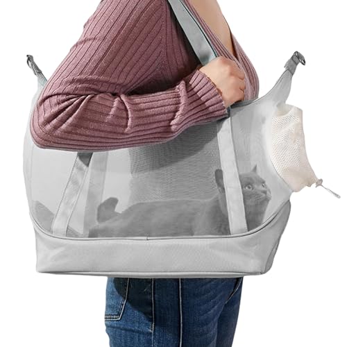 Katzen-Reisetasche, Netz-Reisetasche für Haustiere | Atmungsaktive Katzentragetasche - Tragbare Haustiertasche, Haustierbedarf zum Einkaufen, Spazierengehen, Ausflüge, Auto, Reisen Katzen-Reisetasche, Netz-Reisetasche für Haustiere | Atmungsaktive Katzentragetasche - Tragbare Haustiertasche, Haustierbedarf zum Einkaufen, Spazierengehen, Ausflüge, Auto, Reisen von Lyricalist