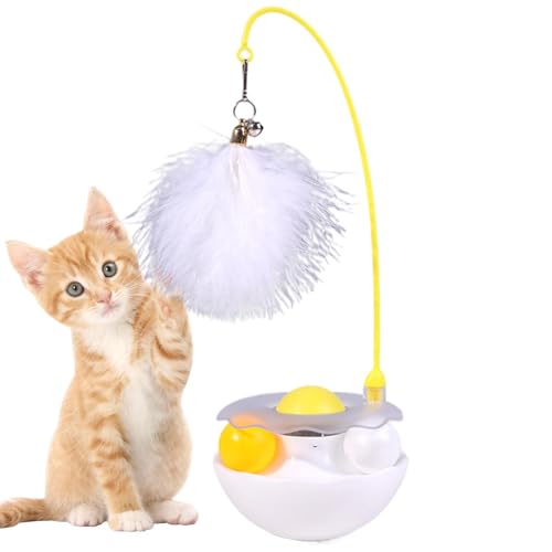 Katzen-Teaser-Spielzeug,Katzenspielzeug-Stick Interaktives Katzenspielzeug | Katzen-Federstab-Spielzeug mit Katzenminze-Ball, rutschsicherer, lustiger Kätzchen-Teaser, interaktiver Fänger für Katzenüb Katzen-Teaser-Spielzeug,Katzenspielzeug-Stick Interaktives Katzenspielzeug | Katzen-Federstab-Spielzeug mit Katzenminze-Ball, rutschsicherer, lustiger Kätzchen-Teaser, interaktiver Fänger für Katzenüb von Lyricalist