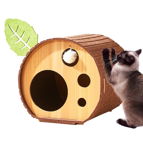 Katzenhäuser für Wohnungskatzen, Höhlenkatzenbett | Kätzchen-Winterbett und Kratzbrett | Katzenspielhaus und Heimdekoration, Katzenkratzspielzeug, Katzenbaum, Lochbetthaus für Hauskatzen Katzenhäuser für Wohnungskatzen, Höhlenkatzenbett | Kätzchen-Winterbett und Kratzbrett | Katzenspielhaus und Heimdekoration, Katzenkratzspielzeug, Katzenbaum, Lochbetthaus für Hauskatzen von Lyricalist