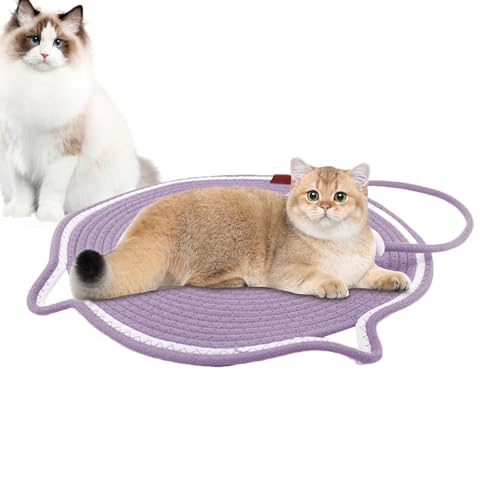 Katzenkratzmatte, Katzenwandkratzer - Runder Kratzteppich für Katzen mit hängenden Ohren,Möbelschutz, Katzenbett für Hauskatzen, Kätzchen, Katzenspielzeug Katzenkratzmatte, Katzenwandkratzer - Runder Kratzteppich für Katzen mit hängenden Ohren,Möbelschutz, Katzenbett für Hauskatzen, Kätzchen, Katzenspielzeug von Lyricalist