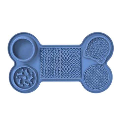 Leckmatte für Hunde – Leckmatte für Katzen, Leckmatte für Welpen | Futtermatte für Haustiere, 5 große Saugnäpfe, gesunde Essgewohnheiten, unterschiedlich von Lyricalist