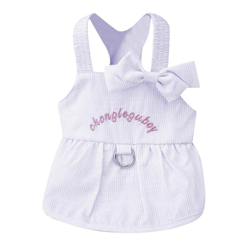 Hunde-Sommeroutfit, Hunde-Sommerkleid | Haustiermädchenkostüm,Hundekleid mit Schleife, Kordelzug-Schnalle, gestreifte Hunde-Outfits für kleine, mittelgroße Hunde, Katzen, Mädchen, Sommer Hunde-Sommeroutfit, Hunde-Sommerkleid | Haustiermädchenkostüm,Hundekleid mit Schleife, Kordelzug-Schnalle, gestreifte Hunde-Outfits für kleine, mittelgroße Hunde, Katzen, Mädchen, Sommer von Lyricalist