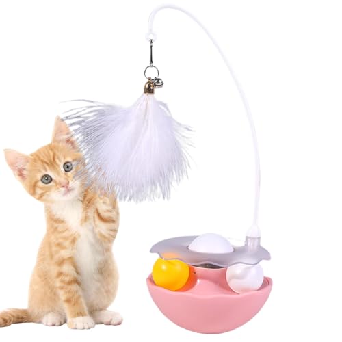 Lyricalist Katzenfederstab - Interaktives Katzenspielzeug,Interaktiver Katzenminzenball-Fänger mit Glöckchen-Nachfüllungen, lustiges Kätzchenspielzeug, Federstab-Spielzeug, Heimtierbedarf Lyricalist Katzenfederstab - Interaktives Katzenspielzeug,Interaktiver Katzenminzenball-Fänger mit Glöckchen-Nachfüllungen, lustiges Kätzchenspielzeug, Federstab-Spielzeug, Heimtierbedarf von Lyricalist