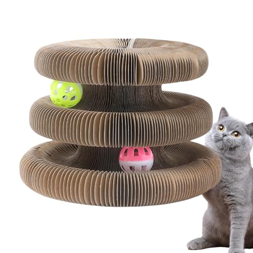 Orgel-Kratzball für Katzen, Orgel-Kratzball für Katzen | Interaktives Katzen-Akkordeonspielzeug, Faltbarer Kratzbaum - Katzenkratzbrett aus Pappe, magnetisches Krallenschleifen, fördert Bewegung Orgel-Kratzball für Katzen, Orgel-Kratzball für Katzen | Interaktives Katzen-Akkordeonspielzeug, Faltbarer Kratzbaum - Katzenkratzbrett aus Pappe, magnetisches Krallenschleifen, fördert Bewegung von Lyricalist