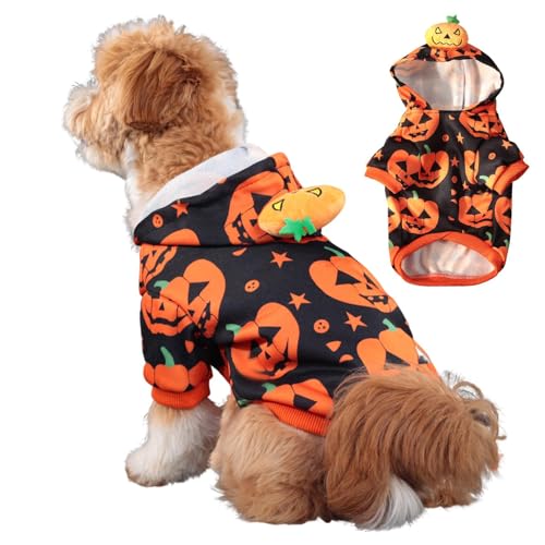 Pet Pumpkin Costume - Puppy Warm Outfits, Pumpkin Costumes for Dogs, Cat Pumpkin Suit | Stretchable Cute Outwear Coat Apparel Hoodie for Halloween Dress Up Pet Pumpkin Costume - Puppy Warm Outfits, Pumpkin Costumes for Dogs, Cat Pumpkin Suit | Stretchable Cute Outwear Coat Apparel Hoodie for Halloween Dress Up von Lyricalist