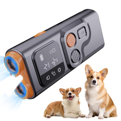 Schalldämpfer für bellende Hunde - Anti-Bell-Geräte, wiederaufladbare Trainingshilfe | Mit HD-Display und LED-Taschenlampe, stoppt schlechtes Verhalten, effektive Lösung für die Erziehung Schalldämpfer für bellende Hunde - Anti-Bell-Geräte, wiederaufladbare Trainingshilfe | Mit HD-Display und LED-Taschenlampe, stoppt schlechtes Verhalten, effektive Lösung für die Erziehung von Lyricalist