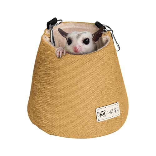 Sugar Glider Schlafsack – Meerschweinchenkorb, warmes Bett, weiches Nestbett, gemütlicher Schlafsack für Kleintiere, Käfigzubehör für Meerschweinchen, Zuckergleiter, Hamster, warm und bequem Sugar Glider Schlafsack – Meerschweinchenkorb, warmes Bett, weiches Nestbett, gemütlicher Schlafsack für Kleintiere, Käfigzubehör für Meerschweinchen, Zuckergleiter, Hamster, warm und bequem von Lyricalist