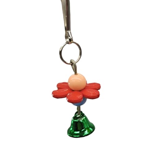 Vogelkäfig-Spielzeug, Papageien-Kauspielzeug, Blumen-Acryl-Vogelspielzeug für Käfig, Vogel-Kauspielzeug, Spielzeug mit Glocke, hängendes Vogelspielzeug zum Kauen, Erkunden, Entspannen Vogelkäfig-Spielzeug, Papageien-Kauspielzeug, Blumen-Acryl-Vogelspielzeug für Käfig, Vogel-Kauspielzeug, Spielzeug mit Glocke, hängendes Vogelspielzeug zum Kauen, Erkunden, Entspannen von Lyricalist