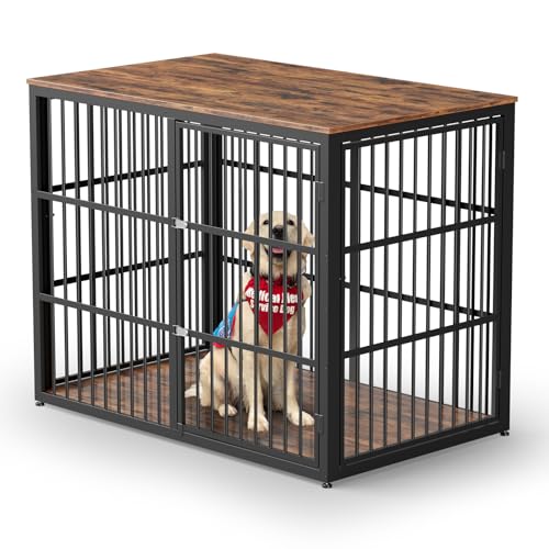Lyromix XXL-Hundekäfig mit 3 Türen, 121,9 cm großer Hundekäfig aus Holz, robuster Kombi-Hundekäfig für mittelgroße bis große Hunde, mehrere Einheiten können kombiniert werden Lyromix XXL-Hundekäfig mit 3 Türen, 121,9 cm großer Hundekäfig aus Holz, robuster Kombi-Hundekäfig für mittelgroße bis große Hunde, mehrere Einheiten können kombiniert werden von Lyromix