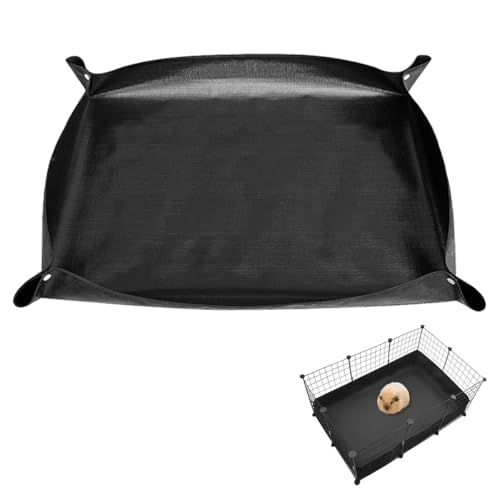 Wasserdichte Haustier-Laufgittermatte 120 x 100cm, Wiederverwendbare Matte für Meerschweinchen Käfig für Frettchen, Andere Kleintiere, Schwarz Faltbare Pflanzmatte für Haustiergehege und Gartenarbeit Wasserdichte Haustier-Laufgittermatte 120 x 100cm, Wiederverwendbare Matte für Meerschweinchen Käfig für Frettchen, Andere Kleintiere, Schwarz Faltbare Pflanzmatte für Haustiergehege und Gartenarbeit von Lytonix