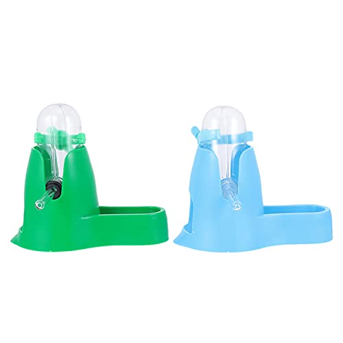 2 x Kaninchen Wasserflasche Chinchilla Spielzeug Welpenspender Düse Haustierkäfig Tränke für Ratten Igel Frettchen Chinchilla Häschen Mäuse von M I A