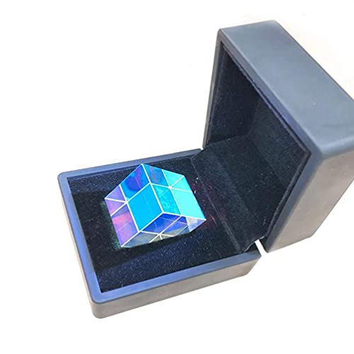 M I A Prismenwürfel, optisches Kristallglas für Fotografie, mit Geschenkbox für Unterricht, Spielen, Fotografie (Größe 1) von M I A