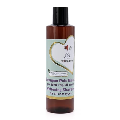 Linea 101 Aufhellendes Shampoo für Hunde und Katzen, 250 ml – für weiße und helle Haut – reinigt die Farben des Fells – für alle Arten von Fell – sofortige Wirkung mit Weizenprotein – Made in Italy Linea 101 Aufhellendes Shampoo für Hunde und Katzen, 250 ml – für weiße und helle Haut – reinigt die Farben des Fells – für alle Arten von Fell – sofortige Wirkung mit Weizenprotein – Made in Italy von M' MA PETS