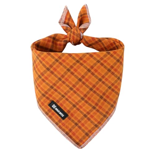 MACA Hundehalstuch, kariert, kariert, kariert, Gingham-Muster, Dreieck, für große Mädchen, Jungen, Hunde, Schal, Taschentuch, weiche Baumwolle, niedlich, verstellbar, Geschenk für männliche und MACA Hundehalstuch, kariert, kariert, kariert, Gingham-Muster, Dreieck, für große Mädchen, Jungen, Hunde, Schal, Taschentuch, weiche Baumwolle, niedlich, verstellbar, Geschenk für männliche und von M MACA BATES