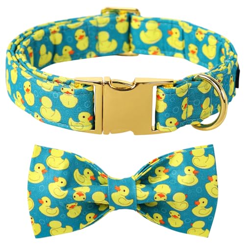 Maca Bates Hundehalsband mit Fliege für Hunde, Fliege, verstellbar, für Sommer, Spaß, ausgefallenes dickes Halsband, Geburtstagsgeschenk, Halsband für XS, S, M, L, XL, Jungen, Mädchen, männlich von M MACA BATES