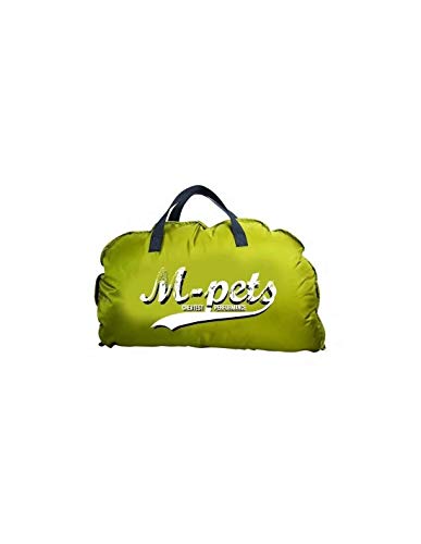 M-PETS Bilbao Hundehütte, tragbar, weich, mit weichem Plüschfutter, Gelb mit Logo, 80 x 60 cm von M-PETS