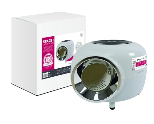 M-PETS - MPETS Katzentoilette – Space I weiß – 57,1 x 44,3 x 55,2 cm von M-PETS