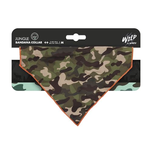 M-PETS Wild Jungle Bandana Halsband M von M-PETS