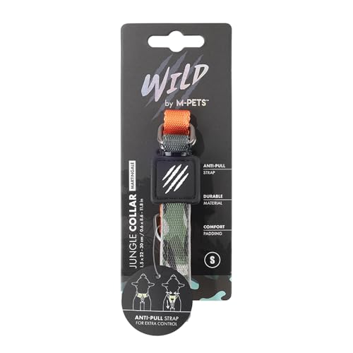 M-PETS - Wild Jungle Halsband – Orange & Camouflage von M-PETS