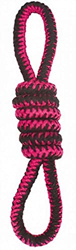 M-PETS hundezugleine Twist Node 48 cm Baumwolle rosa von M-PETS