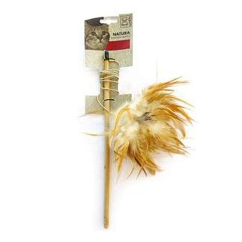 MPETS Baguette de plumes Natura - Jouet pour chat - 35,5cm - Couleur mixte MPETS Baguette de plumes Natura - Jouet pour chat - 35,5cm - Couleur mixte von M-PETS