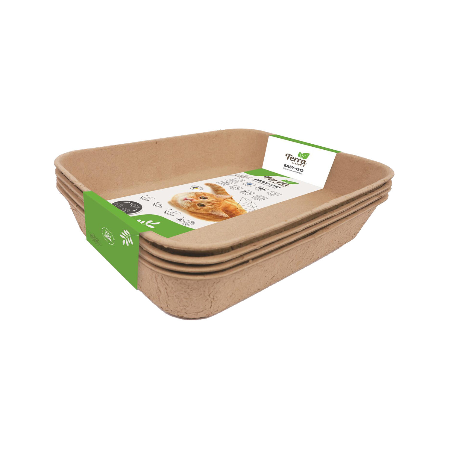 M-Pets Easy-Go Eco Einweg-Katzentoilette M-Pets Easy-Go Eco Einweg-Katzentoilette von M-Pets