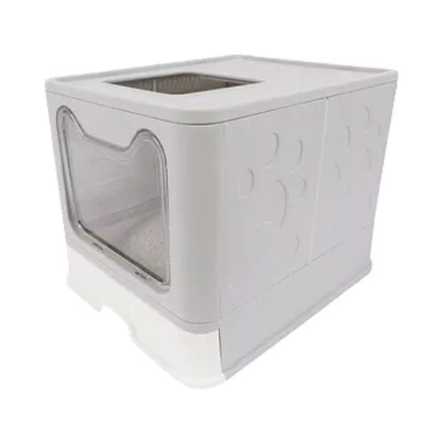 M-Pets Katzentoilette Sile - Grau - 51 x 41 x 38 cm von M-Pets