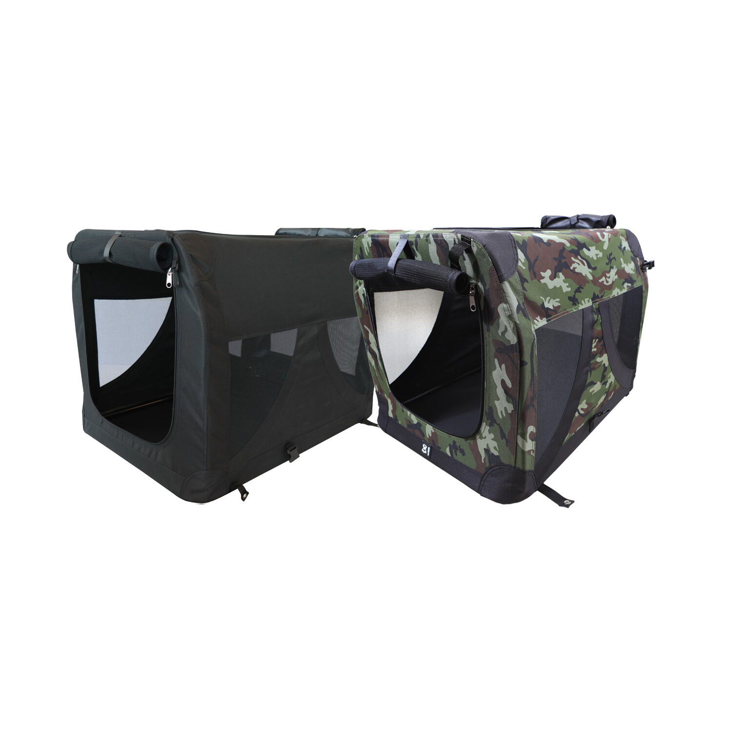 M-Pets Komfort-Kiste - L - Camo - 71 x 51 x 51 cm von M-Pets