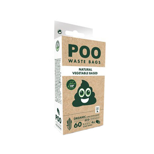 M-Pets Poo Bio-Kotbeutel - Geruchlos - 60 Stück von M-Pets