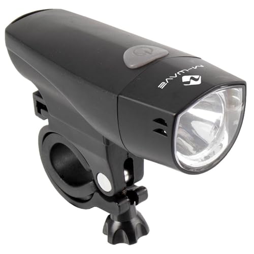 Battery Head Light M-WAVE >Apollon 2<, Black housing, with 1 White 1 Watt-LED, 3 Functions, w/Batteries, with Clip-on Bracket, w/o Approval no., AM Battery Head Light M-WAVE >Apollon 2<, Black housing, with 1 White 1 Watt-LED, 3 Functions, w/Batteries, with Clip-on Bracket, w/o Approval no., AM von M-Wave