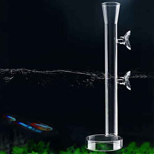 M-bay 34,8 cm Glasgarnelen-Futtertrohr für Aquarien, kühles Aquarium, Futternapf, Shrimp Tank Zubehör für Fische, Garnelen und Benthic Tiere von M-bay