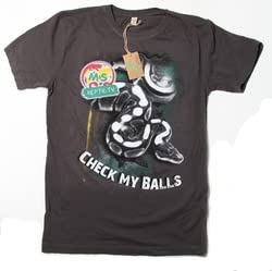 Check My Balls T-Shirt, Reptil.TV, Königspython (Boys) Größe L von M&S Reptilien
