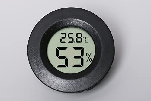 M&S Digitales Thermo-Hygrometer RUND (small) WEEE RegNr. 82392108 von M&S Reptilien
