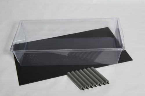 M&S Rack System, Extra Lage, Adult, mit Heizmatte von M&S Reptilien