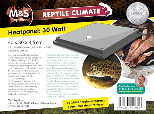 M&S Reptile Climate, Heatpanel, 30 Watt M&S Reptile Climate, Heatpanel, 30 Watt von M&S Reptilien