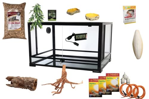 Komplettset: Für Leguane (182x61x91cm) Terrarium OHNE! Terrarium von M&S Reptilien