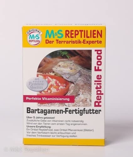 M&S Reptilien Reptile Food Pogona 1000 ml, Karton mit 12 Pack von M&S Reptilien