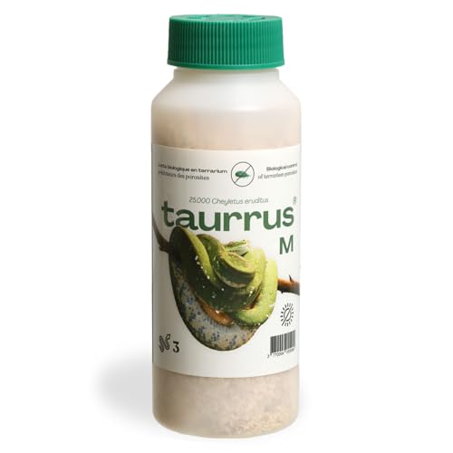 TAURRUS M ( für 1-2 Tiere) Raubmilben zur Milbenbekämpfung von M&S Reptilien