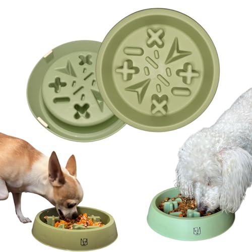 MABRELI - Slow Feeder Hundenäpfe, Futternapf für kleine, mittelgroße und große Hunde, Haustierbedarf, Hundefutterspender, neue Welpenutensilien, Hundeteller für Futter MABRELI - Slow Feeder Hundenäpfe, Futternapf für kleine, mittelgroße und große Hunde, Haustierbedarf, Hundefutterspender, neue Welpenutensilien, Hundeteller für Futter von MABRELI