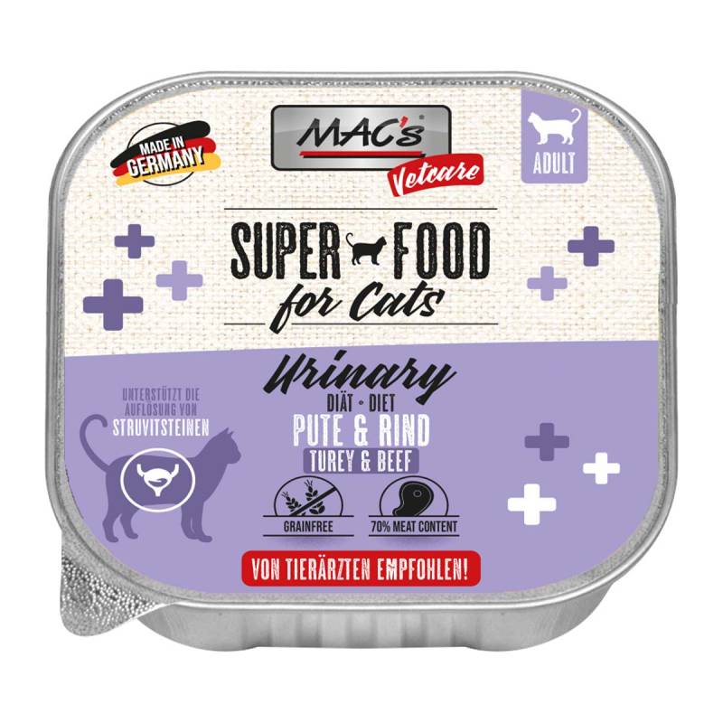 MAC's Cat Vetcare Pute und Rind Urinary 32x100g von MAC's Vetcare