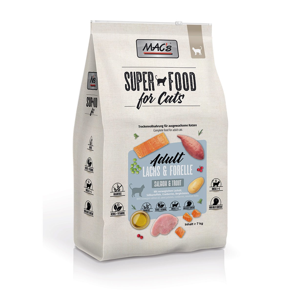 MAC's Cat Adult Lachs & Forelle 7kg MAC's Cat Adult Lachs & Forelle 7kg von MAC's Cat