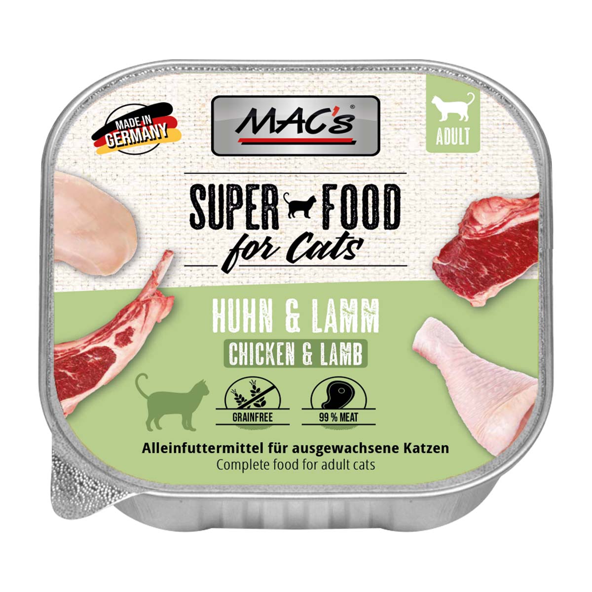 MAC's Cat Huhn und Lamm 16x100g MAC's Cat Huhn und Lamm 16x100g von MAC's Cat